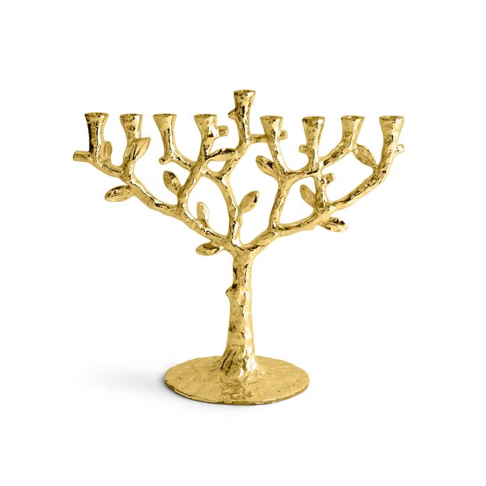 Tree of Life Menorah Gold - Michael Aram