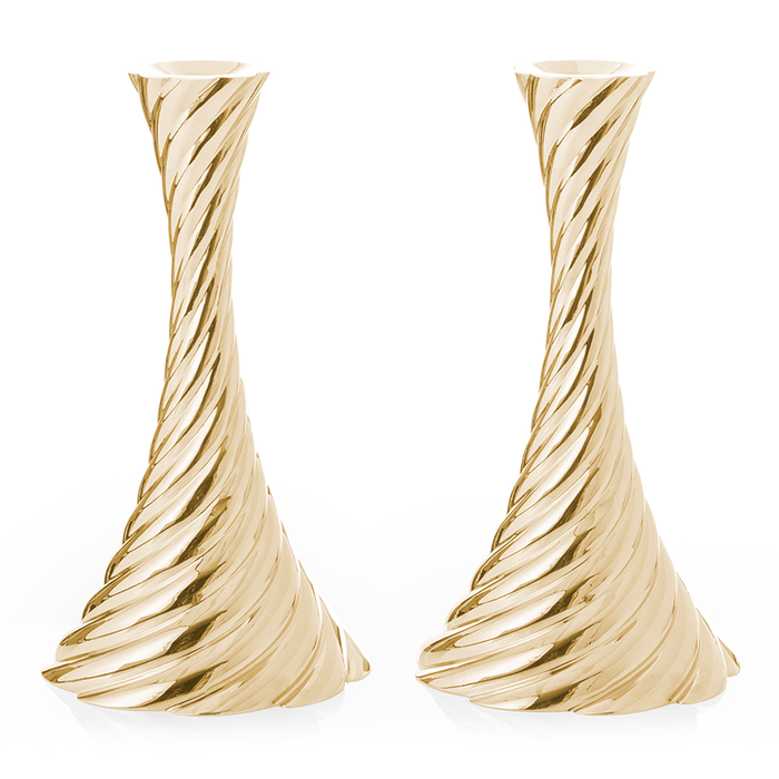 Twist Candleholders - Gold