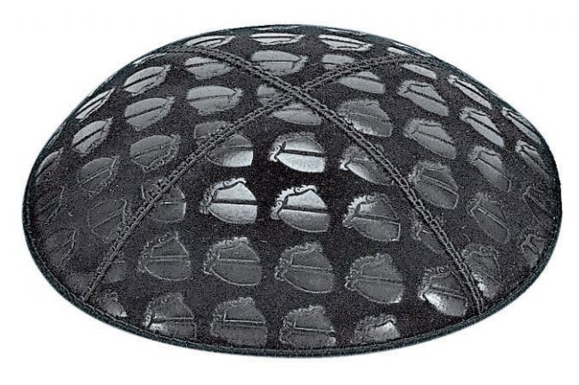 David Shield Embossed Kippah Kippot / Yarmulkes - Mitzvahland.com All your Judaica Needs!