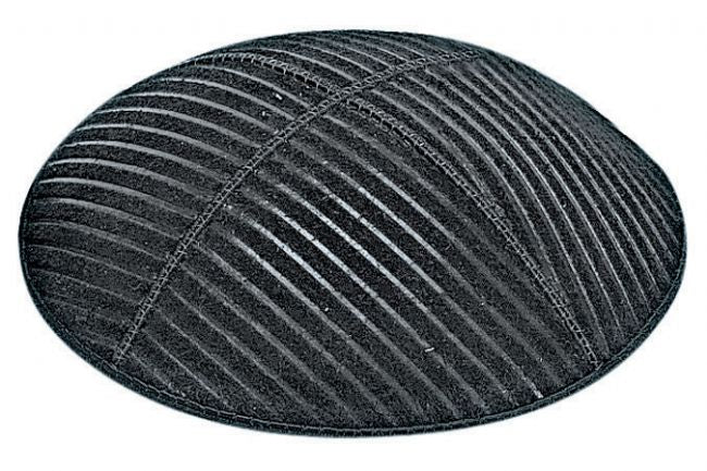 Medium Lines Embossed Kippah