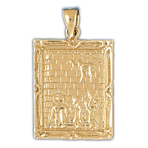 14K Gold Jewish Medallion Pendant Jewelry - Mitzvahland.com All your Judaica Needs!