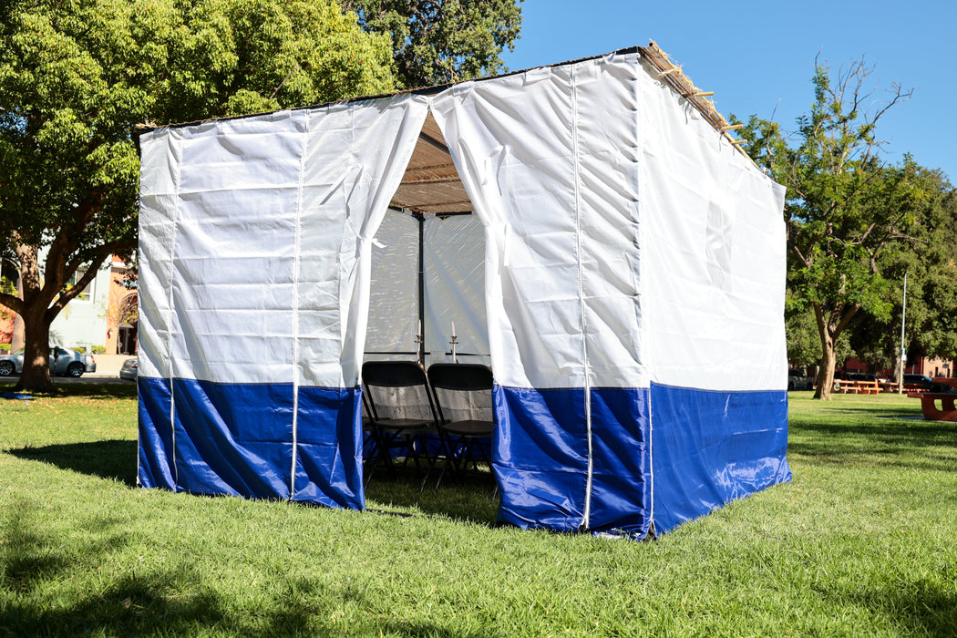 XL Adjustable Sukkah Kit - 100 Sizes in 1 Kit! - Certified Kosher up to 10x20