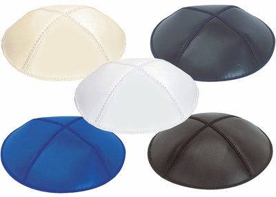 Leather Kippah - Bulk - Mitzvahland.com