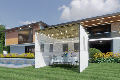Adjustable Sukkah Kit - 25 Sizes in 1 Kit - Certified Kosher  up to 10'x10'