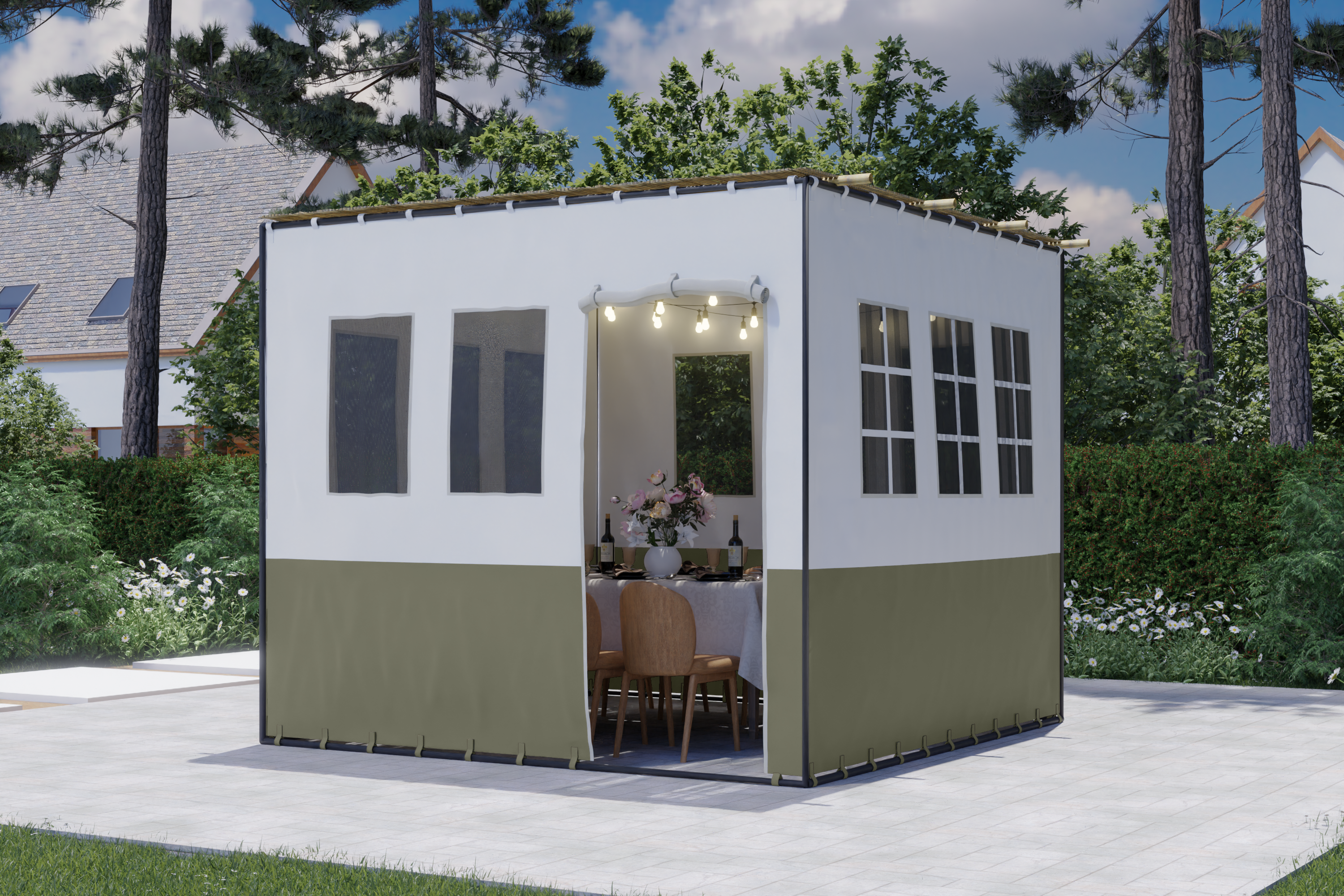 Panorama Deluxe Sukkah - Certified Kosher -10'x10'