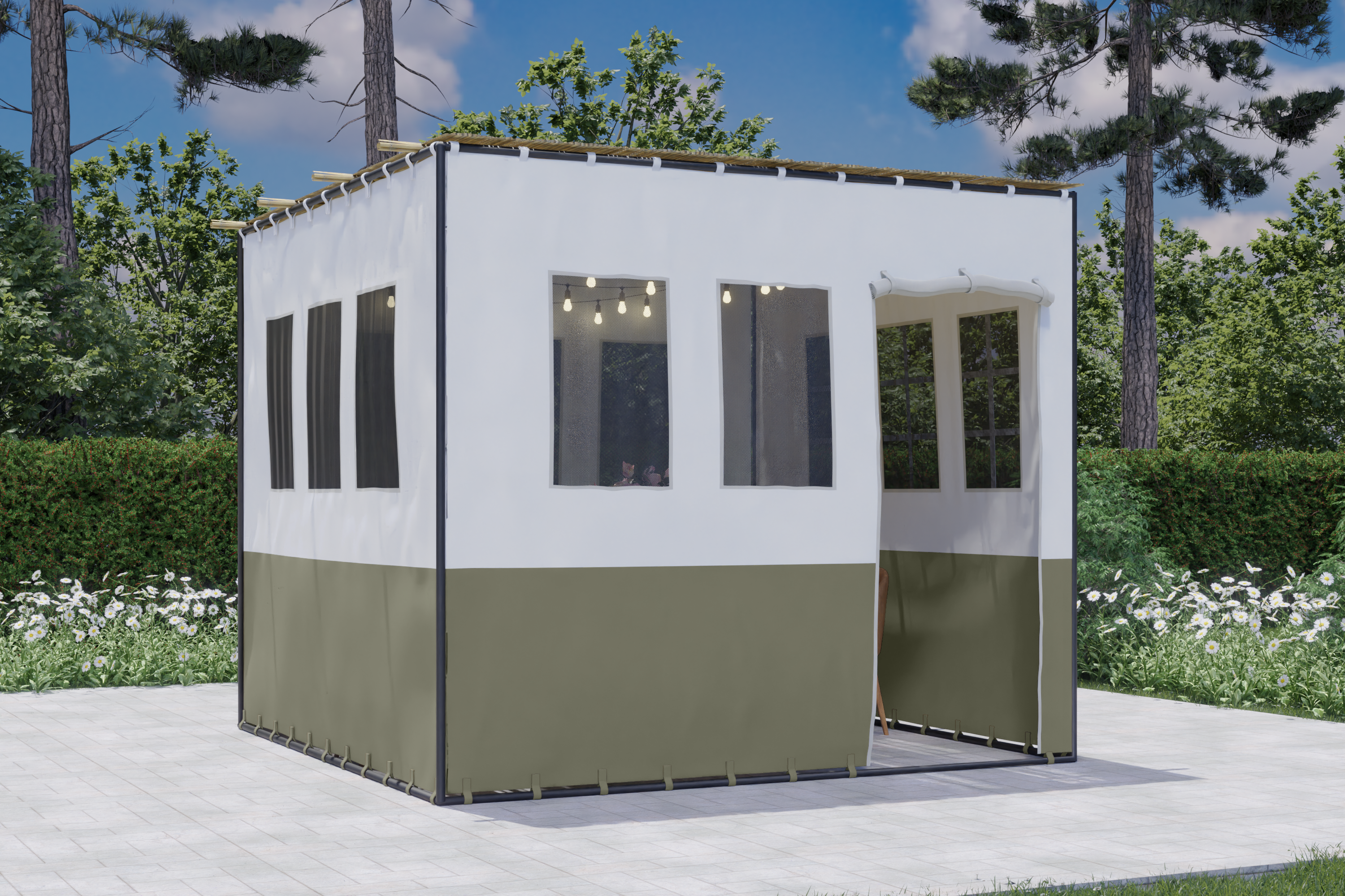 Panorama Deluxe Sukkah - Certified Kosher -10'x10'