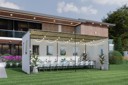XL Adjustable Sukkah Kit - 100 Sizes in 1 Kit! - Certified Kosher  up to 10'x20'
