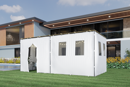 XL Adjustable Sukkah Kit - 100 Sizes in 1 Kit! - Certified Kosher  up to 10'x20'
