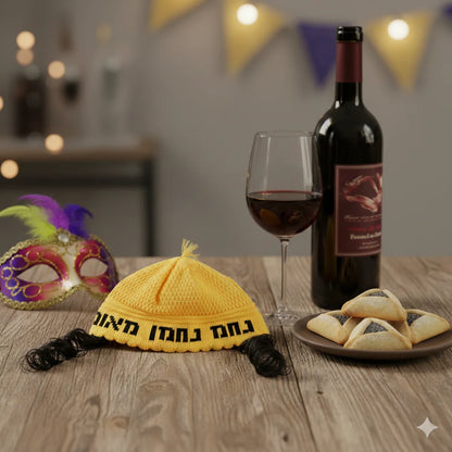 Frik Kippah With Peyot "Nachman" 24 Cm