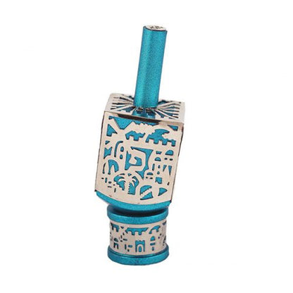 Emanuel Small Dreidel with Jerusalem Design