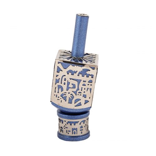 Emanuel Small Dreidel with Jerusalem Design
