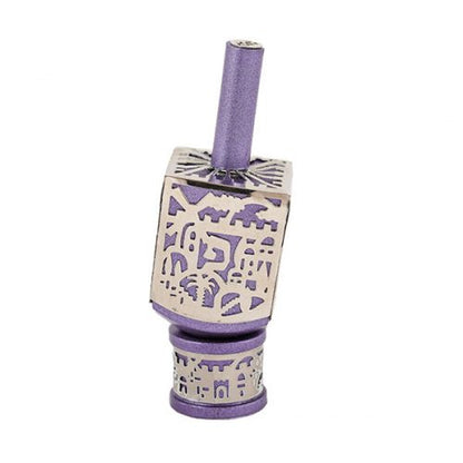 Emanuel Small Dreidel with Jerusalem Design