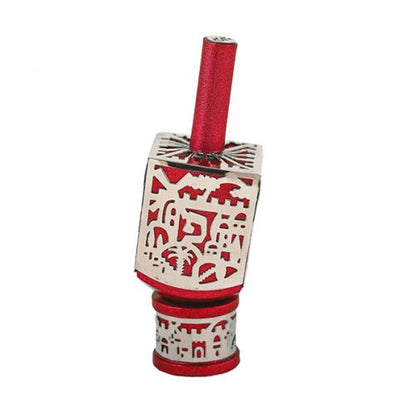Emanuel Small Dreidel with Jerusalem Design