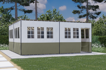 Panorama Deluxe Sukkah - Certified Kosher -20'x20'