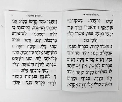 Tehillim Avodat Hashem Mechulak Hebrew - 28 Booklets - תהילים המחולק עבודה שבלב - Mitzvahland.com