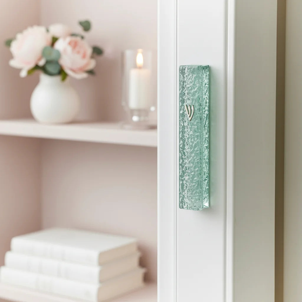 Hammer Glass Mezuzah