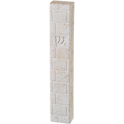 Kotel Style Polymer Mezuzah 12cm - Mitzvahland.com