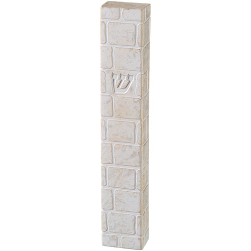 Kotel Style Polymer Mezuzah 12cm - Mitzvahland.com
