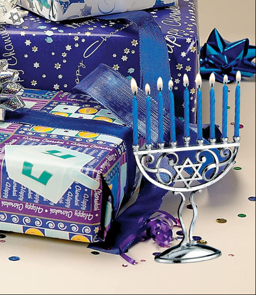 Mini Menorah Set with Mini Candles