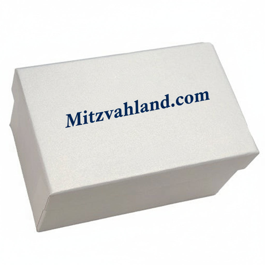 Crystal Dreidel - Gold with Metal Plaque