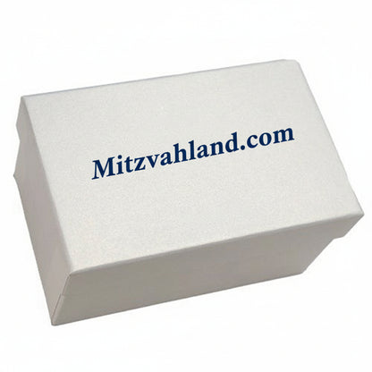 Crystal Dreidel - Gold with Metal Plaque