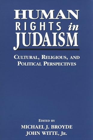 Human Rights in Judaism