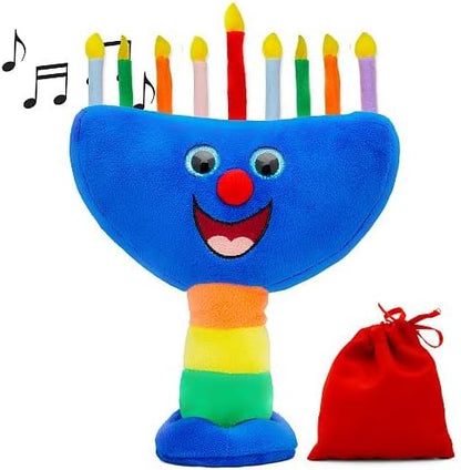 Plush Hanukkah Musical Menorah