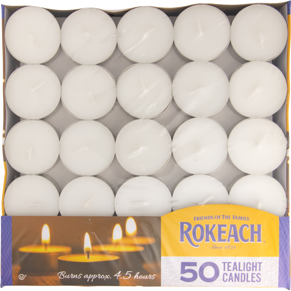 Candles - Tea Lights - 50 ct - Mitzvahland.com