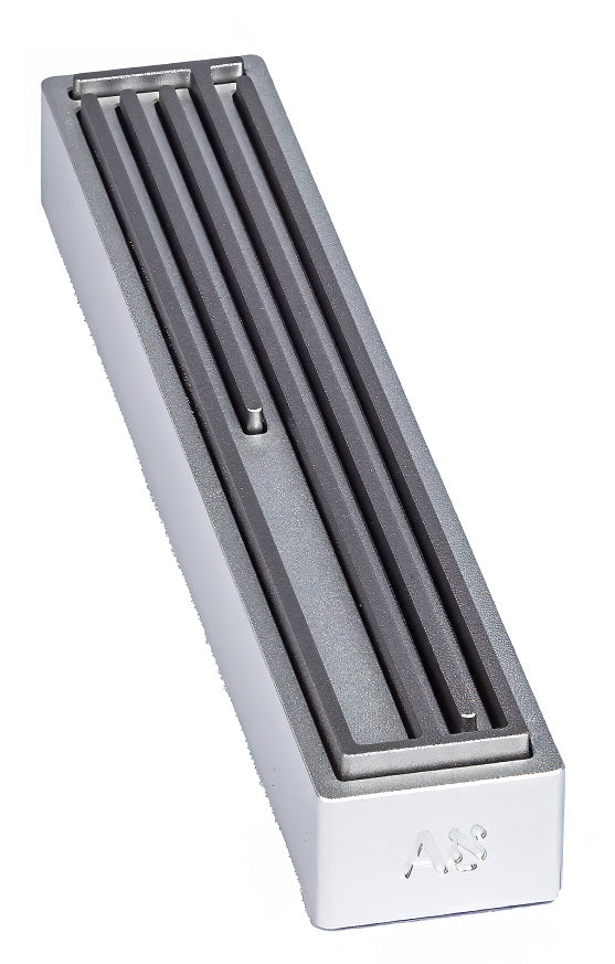 Big Grey and Silver Shadai Mezuzah by Israel Museum