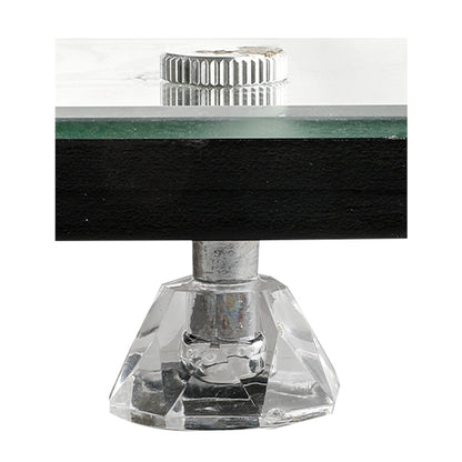 Glass Passover Tray with Metal Plaque - Mitzvahland.com