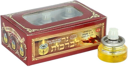 Shalhevet Light - Kosher Olive - Oil 6 cups  - Ner Habrachot 4 hours