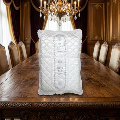 Elegant Satin Bris Pillow 73x50 Cm-ornate - with Embroidery