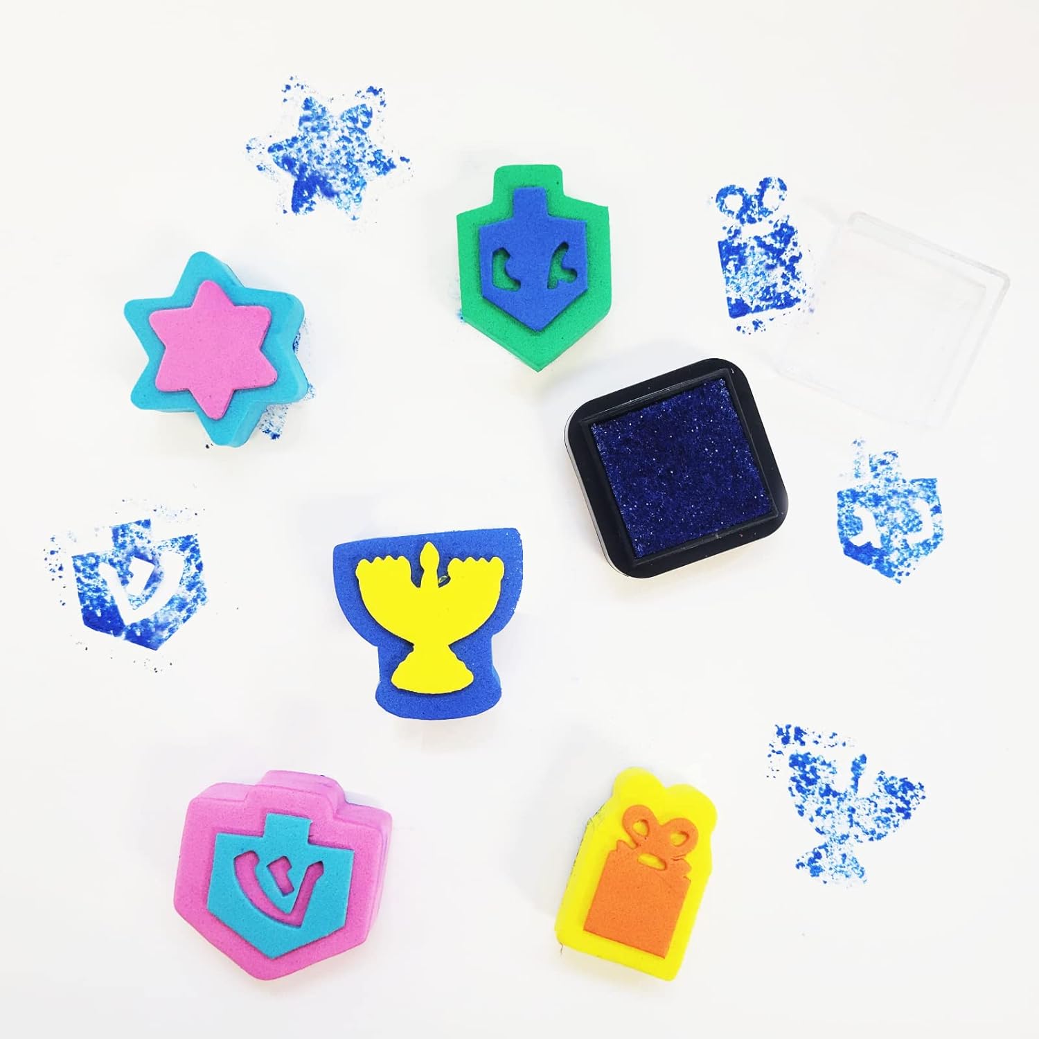 Chanukah Rubber Stamp Kit - Craft for Children