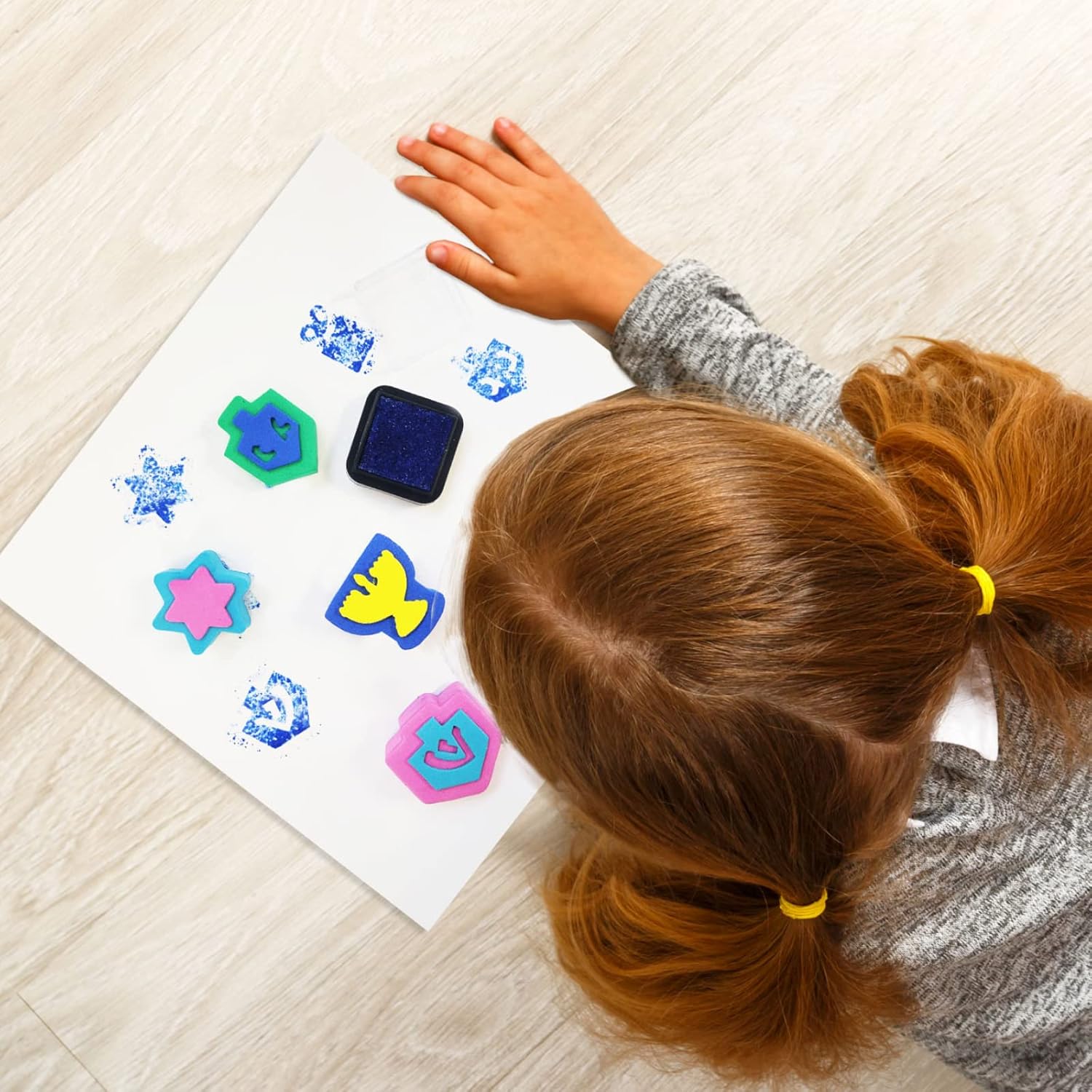 Chanukah Rubber Stamp Kit - Craft for Children