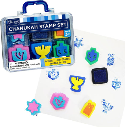 Chanukah Rubber Stamp Kit - Craft for Children