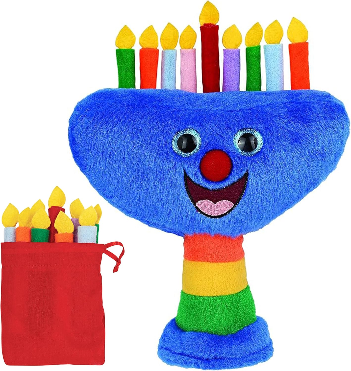 Plush Hanukkah Musical Menorah