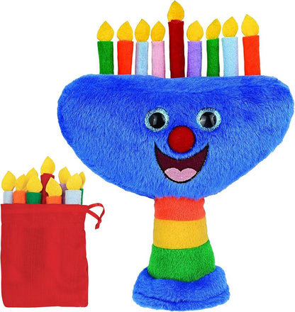 Plush Hanukkah Musical Menorah