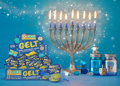 Hanukkah Gold Coins Milk Chocolate - Hanukkah Gelt