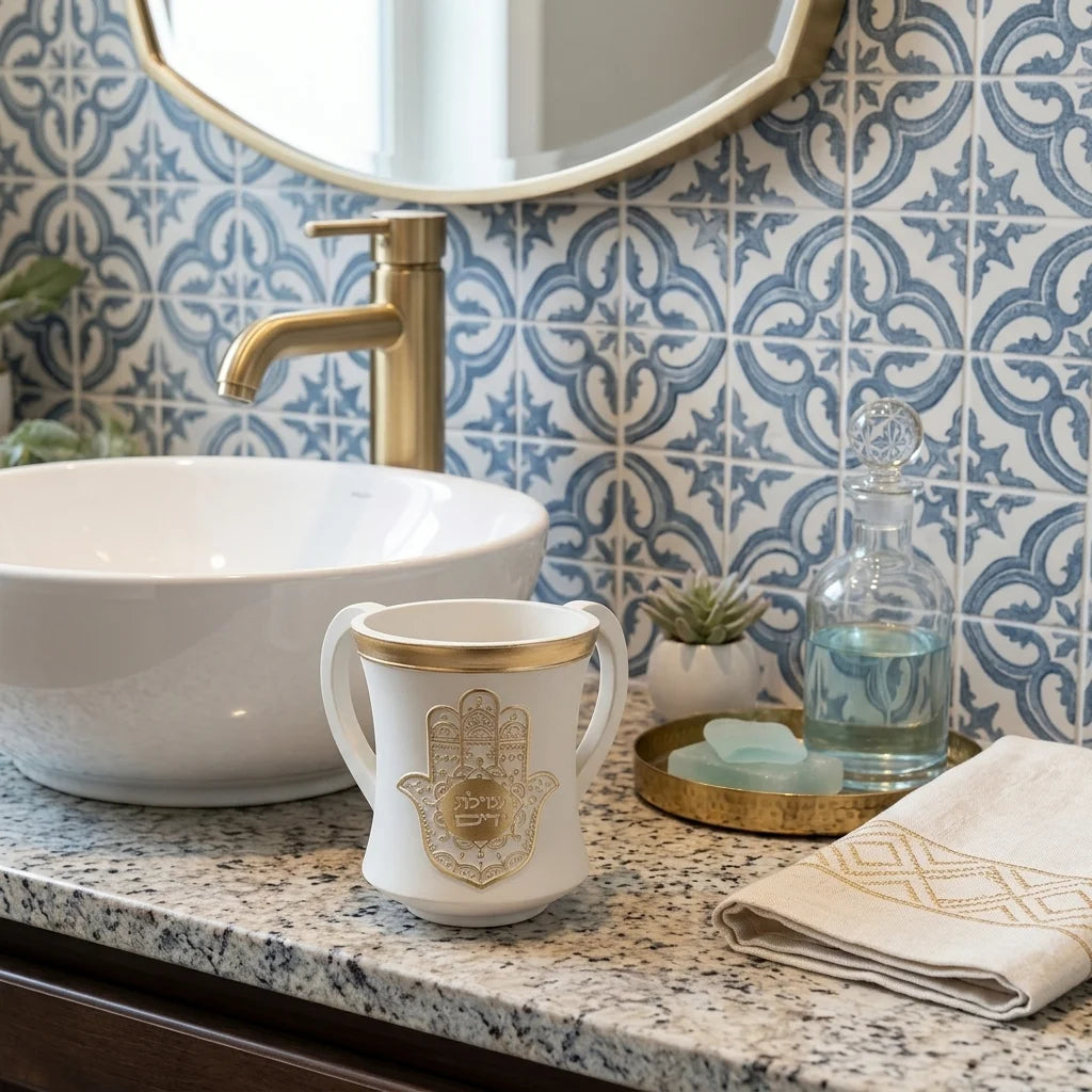 Polymer Washing Cup - Hamsa