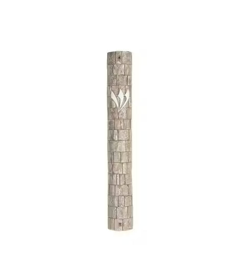 Polyresin Kotel style Mezuzah - Mitzvahland.com