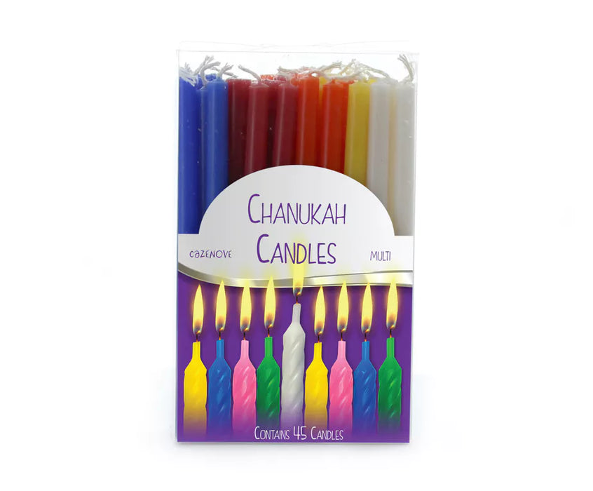 Chanukah Candles Assorted Colors