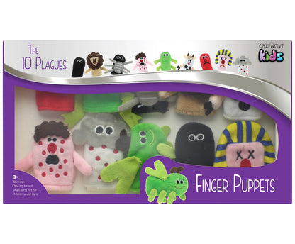 Ten Plague Finger Puppets - Mitzvahland.com