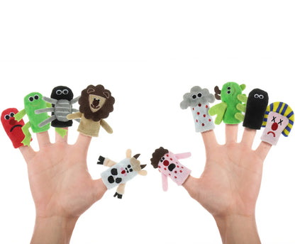 Ten Plague Finger Puppets - Mitzvahland.com