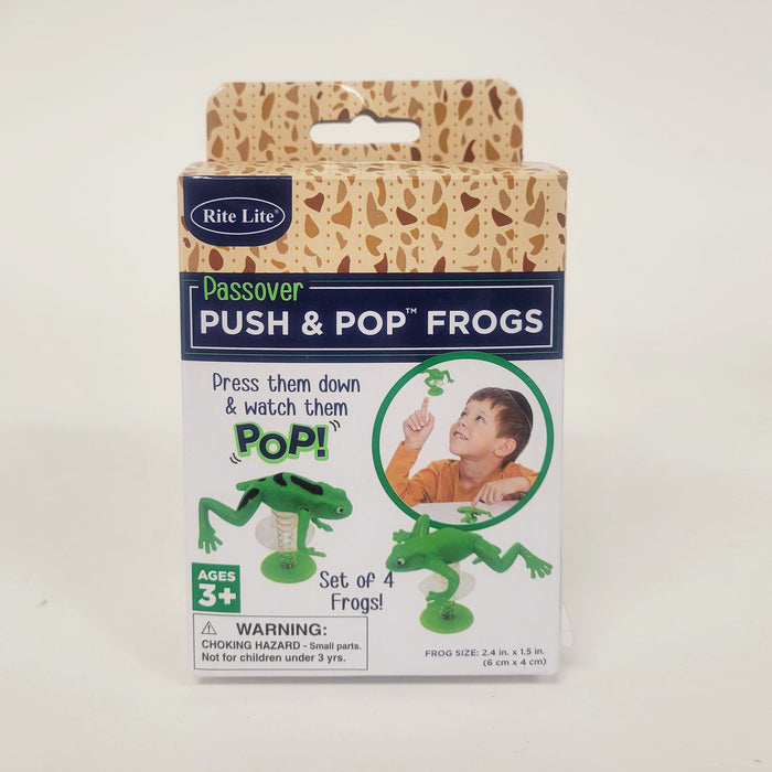 Passover Push & Pop Frogs