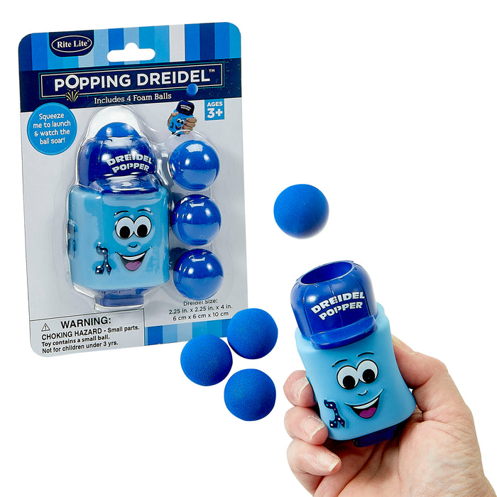 Popping Dreidel™ With 4 Foam Balls