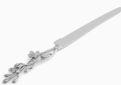 White Orchid Bread Knife