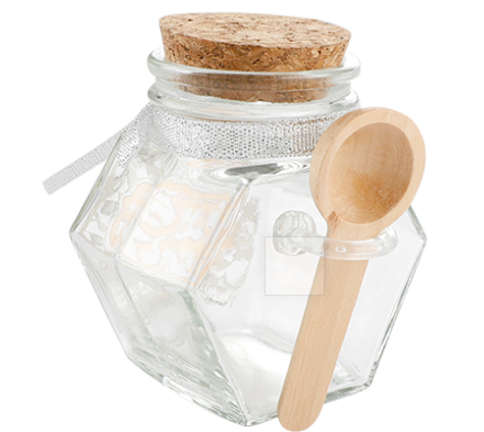 Glass Honey Dish