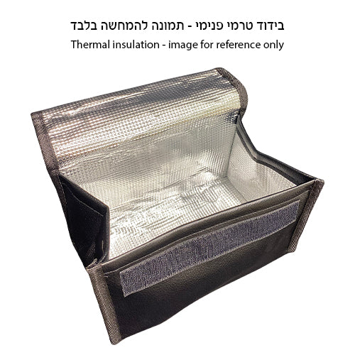 Set Dark Blue Leatherette Pouch for Lulav & Etrog