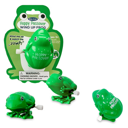 Wind Up "Hoppy Passover" Frog - Mitzvahland.com