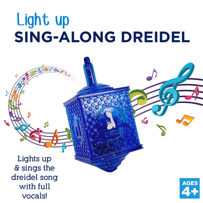 Singing Dreidel - Lights Up & Sings "The Dreidel Song"!